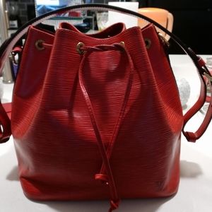 LV Vintage Epi Petit Noe (red leather)
